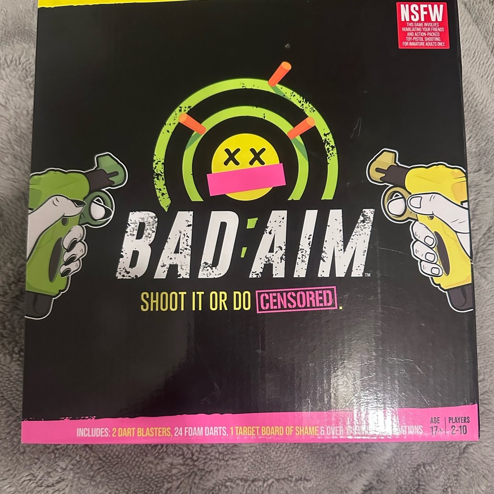 Bad Aim Game **BRAND NEW IN BOX** Originally $24, Now $12